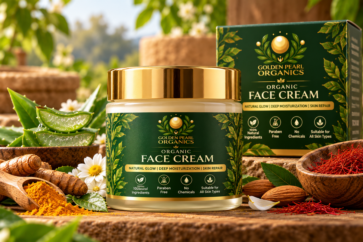 Organic Face Cream – Natural Glow & Deep Moisture