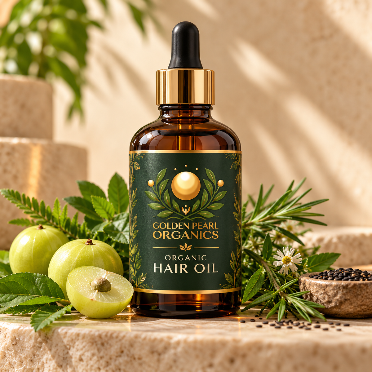Organic Hair Oil – Ayurvedic Nourishment